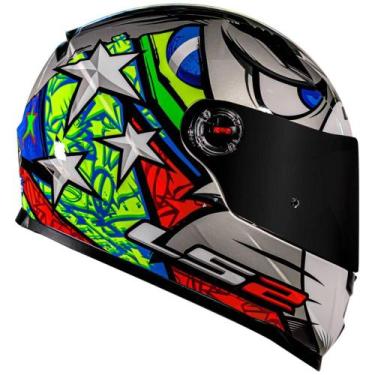 Imagem de Capacete LS2 FF358 Alex Barros, 56, Cinza