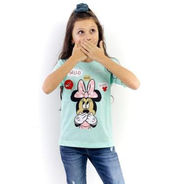 Imagem de Kit 03 Camisetas Infantil Manga Curta Menina - Desenhos, 10