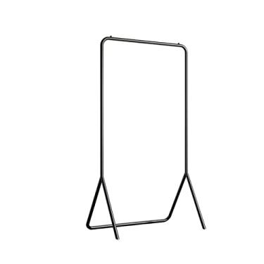 Imagem de ZzleoyuUUs-12 Suporte de casaco, suporte para pendurar roupas, chão, quarto, casa, varão, secagem, interior, casaco pequeno (preto, pequeno)