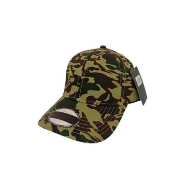 Imagem de Boné Trucker Adulto Unissex Camuflado Militar Aba Curva Com Regulagem 