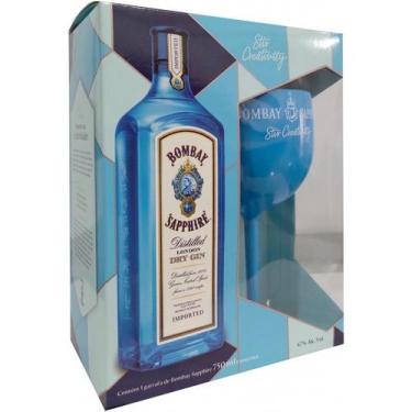 Imagem de Kit Bombay Sapphire 750ml com taça (Stir Creativity)