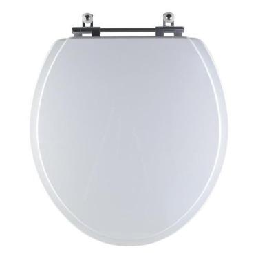 Imagem de Assento Sanitário Tampa de Vaso Branco Resina Poliester Oval Convencio