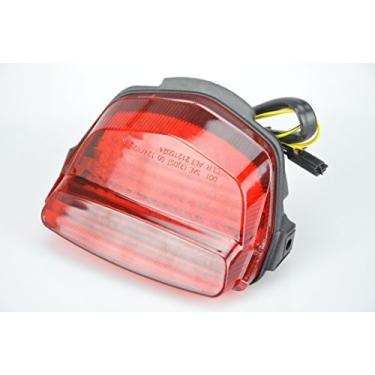 Imagem de TOPZONE PARTS Luz traseira de freio de LED com indicadores de seta para Honda 1999-2003 CBR1100XX (vermelho)