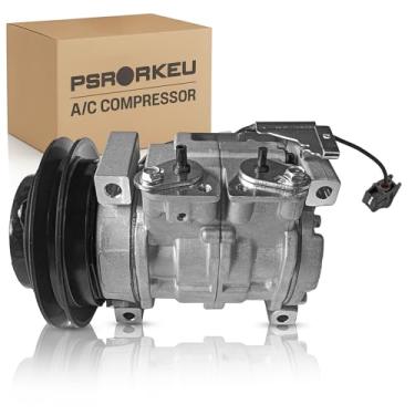 Imagem de Psrorkeu CO29238C 883101800A A/C Compressor de ar condicionado AC com embreagem serve para Hino 268 2005-2010 Hino 338 2005-2010 Hino 238 2005-2010 Hino 258 2006-2010 L6 7,7 L