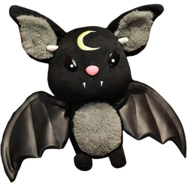 Imagem de Cute Bat Doll Funny Stuffed Pelúcia Brinquedo Desenho Animado Mão Anim