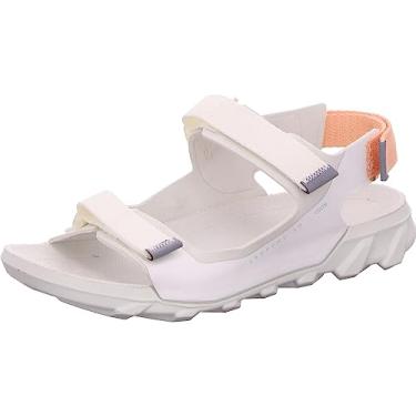 Imagem de ECCO Sandália esportiva feminina Mx Onshore 3 alças para água, Branco/Branco, 8-8.5