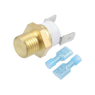 Imagem de X AUTOHAUX Interruptor térmico universal para sensor térmico de temperatura do ventilador do radiador automotivo 1/10.2 cm NPT 155-170 graus em 135 graus desligado