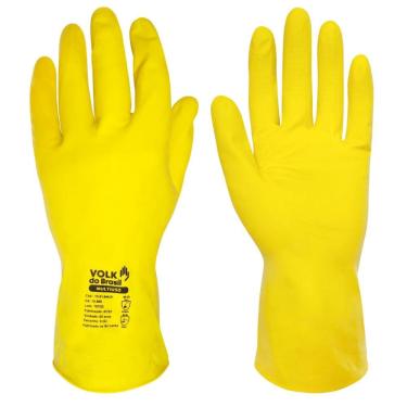 Imagem de Luva de Limpeza Multiuso Impermeável Latéx Antederrapante Volk