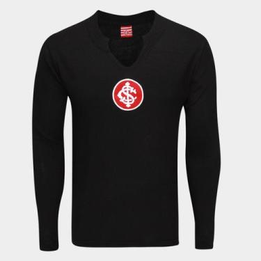 Imagem de Camisa Manga Longa Internacional Masculina - Oldoni Sports, Preto, GG