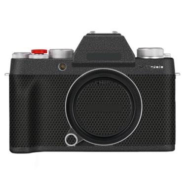 Imagem de XT200 Película de vinil anti-riscos para câmera FujiFilm X-T200 Adesivo de acessórios de fotografia de filme de desenho animado (couro preto)