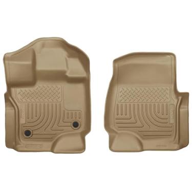 Imagem de Husky Liners - 18363 serve para Ford F-150 SuperCrew/SuperCab Weatherbeater tapetes dianteiros bronze
