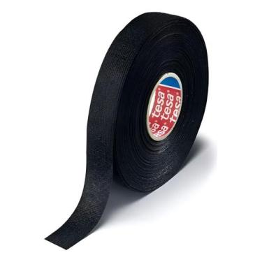 Imagem de Fita Isolante Tecido Antichama 25 Metros P/ Chicote C/cola - Tesa