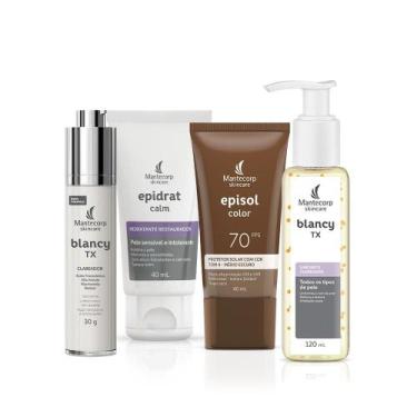 Imagem de Kit Ilumine-se Blancy TX + Epidrat + Episol Color tom4 - Mantecorp Ski