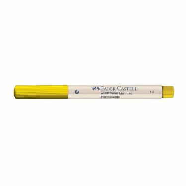 Imagem de Marcador permanente Multimark 1.0mm Amarelo Faber-Castell