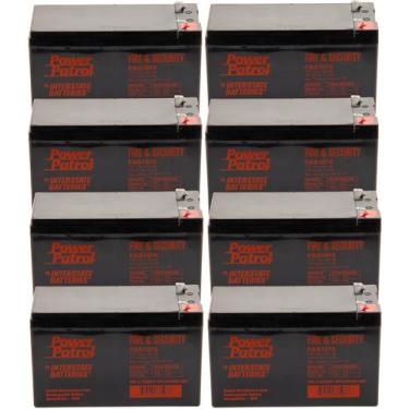 Imagem de Bateria Baterias interestaduais 12V 7Ah Fire & Security (x8) - Interst