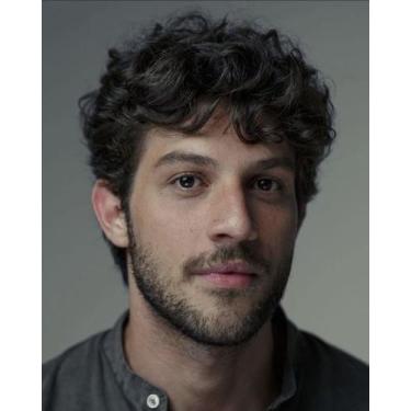 Imagem de Peruca Beweig masculina preta, curta, encaracolada, sintética