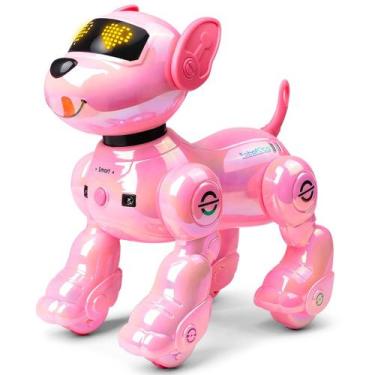Imagem de Controle remoto inteligente Robot Dog VATOS New Kids rosa 3-8Y
