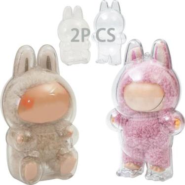 Imagem de Capa protetora Moriero para LABUBU Clear Figure com chaveiro - Moruier