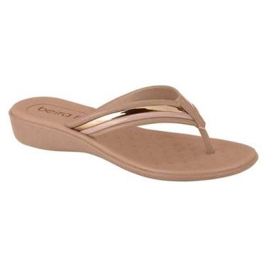 Imagem de Chinelo Ortopédico Beira Rio 8224, Nude, 35