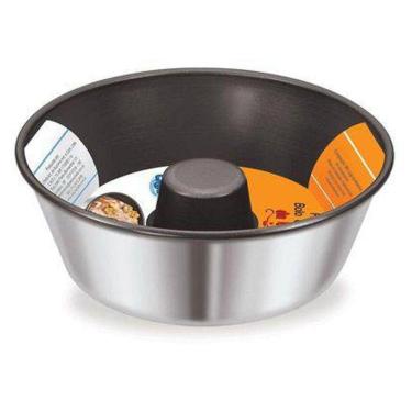 Imagem de Forma Para Bolo E Pudim 22 Cm Alumínio Reforçado 0.146 Dona Chefa