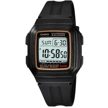 Imagem de Relógio Casio Masculino Ref: F-201wa-9adf Vintage Digital