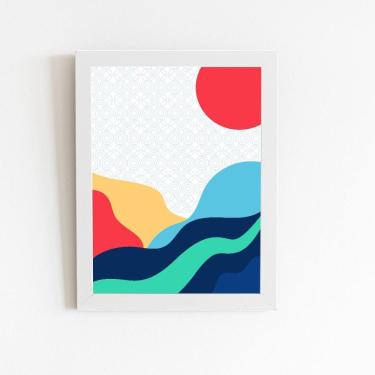 Imagem de Quadro Decorativo 60x40cm Moldura Eucatex - Alta Qualidade