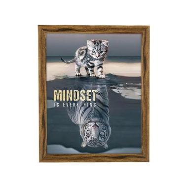 Imagem de Porta-retratos JDZIVTOP 10x12 rústico marrom envelhecido