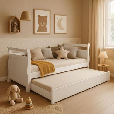 Imagem de Bicama Bella Dois Colchões D33 Solteiro Auxiliar Criança - Framar