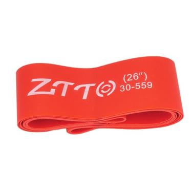 Imagem de MotiveTech Pacote com 2 Protetores de Pneu de Bicicleta, Protetor de Câmara de Ar de Bicicleta de 26 Polegadas, Fita de Aro de Bicicleta de Nylon Prática para Bi, Largura 3cm