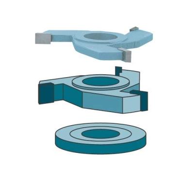Imagem de Carboneto romano DC2193 cortador reto de 1,27 cm, furo de 1,9 cm