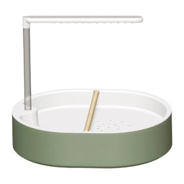 Imagem de Dualoai Banho Automático para Pássaros Banheira Automática para Pássaros Budgie Suprimentos Leves Fácil Instalação com Poleiro para Banheira para, Style B