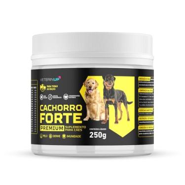 Imagem de Suplemento Cachorro Forte Premium em Pó para Cães | Super Suplemento Canino para Imunidade, Queda de Pelos e Energia, Ação Anti-inflamatória nas Articulações | 250g – Cachorro Forte