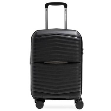 Imagem de Mala de Bordo 10 Kg Polipropileno 4 Rodas Hong Kong Preta - Bagaggio, 