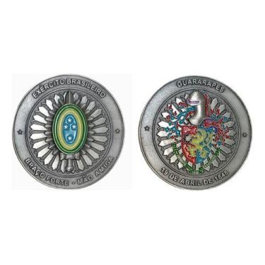 Imagem de Moeda Eb Braço Forte Mão Amiga Exército  - orecruta