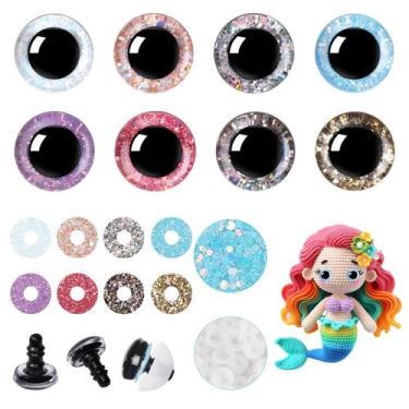 Imagem de Olhos de segurança MUCUNNIA 30mm para crochê Mermaid Amigurumi