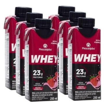Imagem de Bebida Láctea com Whey Protein Sabor Frutas Vermelhas Zero Lactose - P