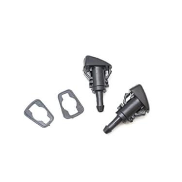 Imagem de Bocais de lavagem de para-brisa para Do/dge Caliber 2007-2012 Dianteiro de carro Limpador de para-brisa Bocal de Lavadora de Lavadora Bocal de pulverização 2 peças de carro