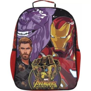 Imagem de Mochila infantil Escolar de Costas Tam G Os Vingadores Avengers - Xery