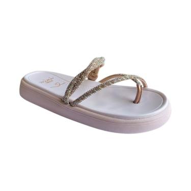 Imagem de Mini Sua Cia, Sandália Menina Mini Sua Cia Stress Rosa/Claro 9158.52121 Tamanho:32;Cor:Rosa