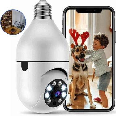 Imagem de Lâmpada Câmera Ip Smart Wifi Com Sensor e Visão Noturna Colorida Yoose