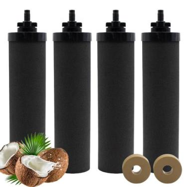 Imagem de Pacote de 4 filtros de água de substituição para o sistema Berkey BB9-