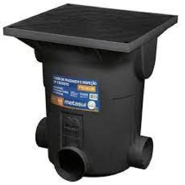 Imagem de Caixa De Passagem E Inspeção De Esgoto Premium - 011005103 - Metasul Caixa Passagem E Inspecao Premium Metasu 11005103