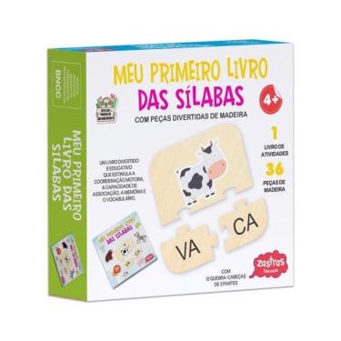 Imagem de Meu Primeiro Livro Das Sílabas Com Peças De Madeira