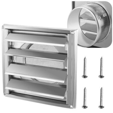 Imagem de Tampa de ventilação do secador de metal Funmit 5", aço inoxidável de 1