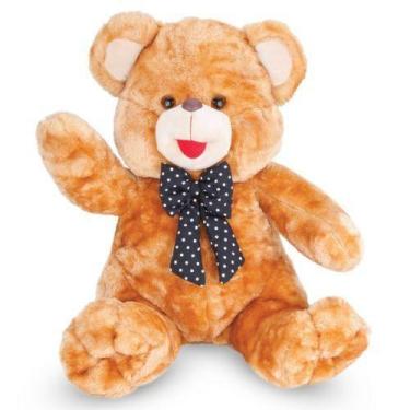 Imagem de Urso de Pelúcia Peposo Bege 36 cm Antialérgico - CTX Pelúcia