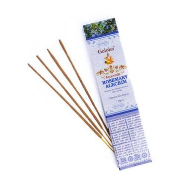 Imagem de Incenso Indiano Goloka Rosemary Alecrim 15g