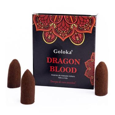 Imagem de Incenso Indiano Goloka Cascata Dragon Blood Sangue de Dragão