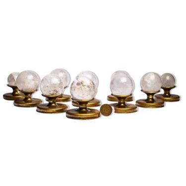 Imagem de 10 Esfera Cristal Pedra Natural 40 a 45mm 90 a 120g Tipo B - Cristaisd