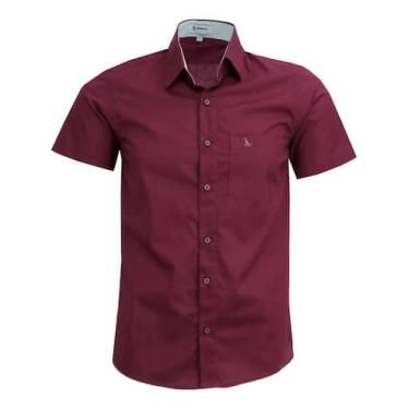 Imagem de Camisa Social Amil Manga Curta Bolso Comfort Tricoline Algodão 1900, V