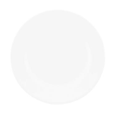 Imagem de Prato De Sobremesa 20Cm Com Aba Branco Porcelana Oxford